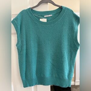 Staccato Teal Sleeveless Sweater